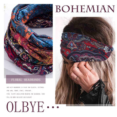 Olbye headband worn by runner outdoors offering sweat control and secure fit