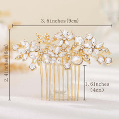 Olbye headpiece in hairstyle worn by bride demonstrating versatile placement and sparkle