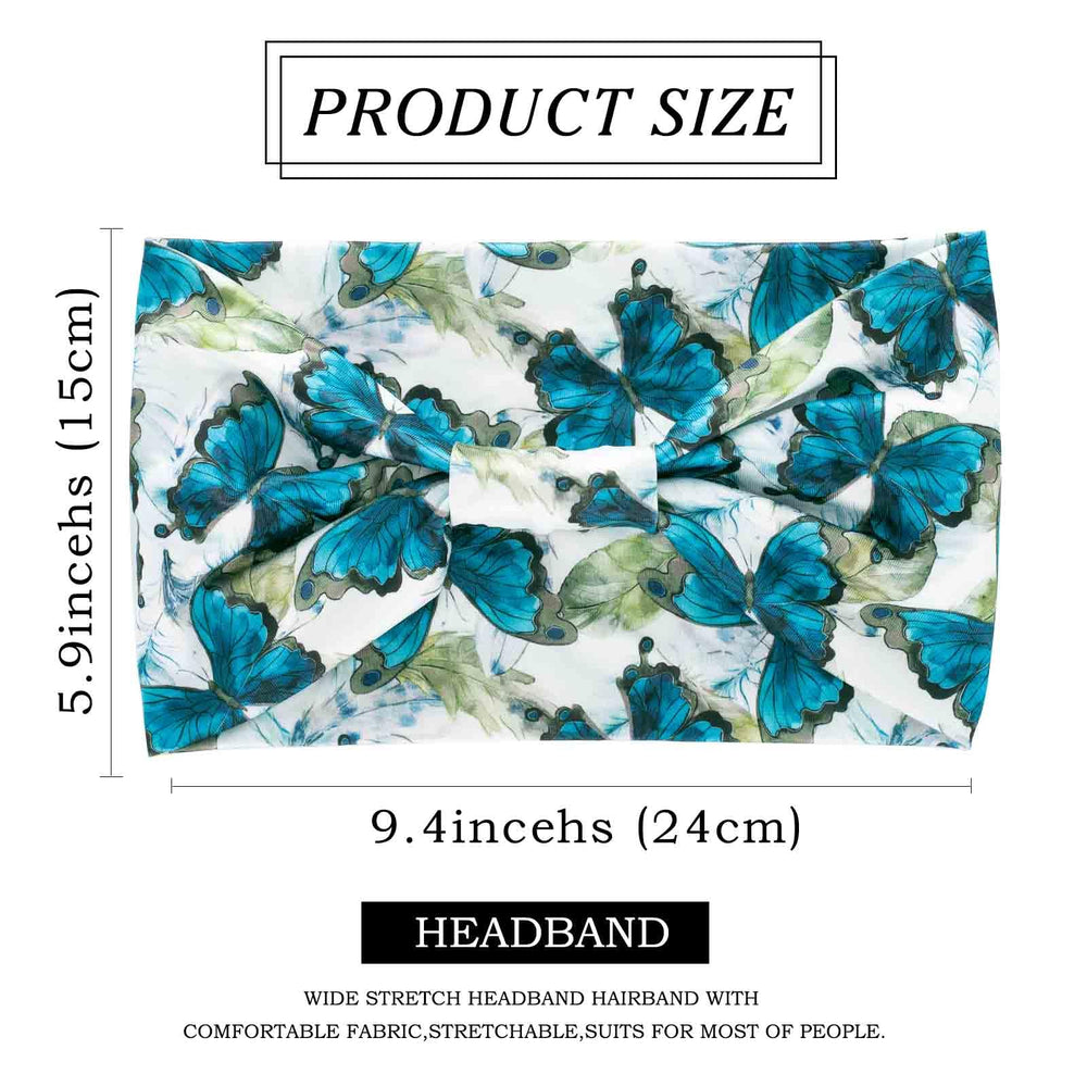 Olbye headband beside ruler showing 9.4x5.9 inches size for proper fit benefit