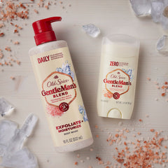 Old Spice 532 ml bottle next to common items showing size and value