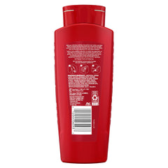 Old Spice pouring texture shot showing smooth gel consistency and spreadability
