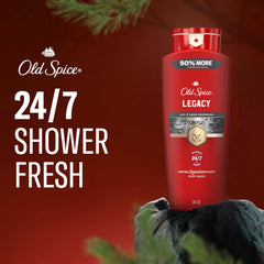 Old Spice pump dispensing body wash foam for easy application