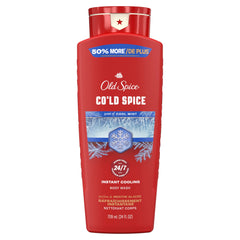 Old Spice Cold Spice + Cool Mint front packaging showing bold label and 24 oz size for easy recognition
