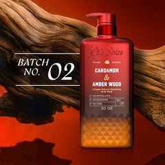 Old Spice full Spice Alchemist collection with deodorant and mist showing layered-scent benefit
