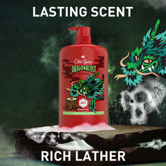Old Spice bottle inside gym bag showing travel-ready freshness benefit