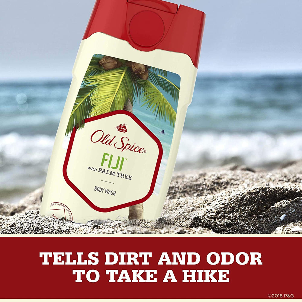 Old Spice Fiji texture close-up foamy lather highlighting gentle cleanse