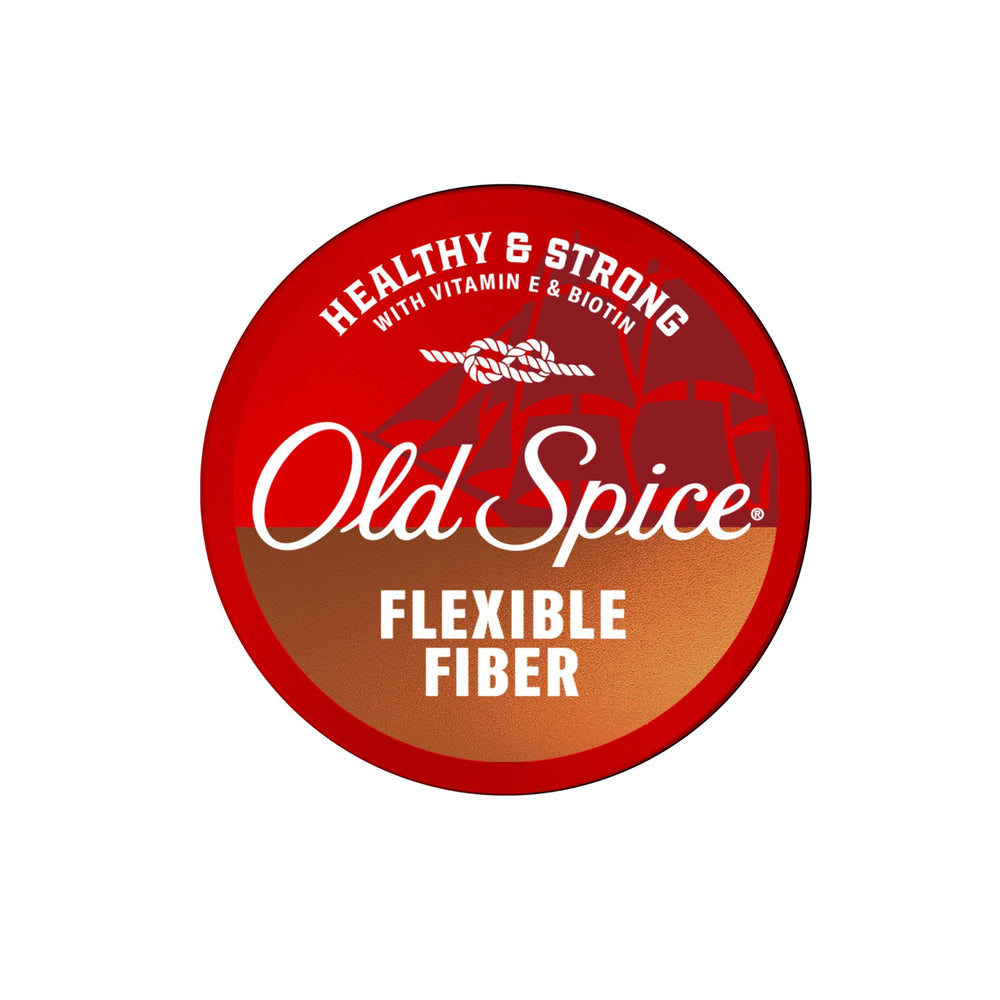 Old Spice flexible fiber front packaging showing product and benefits