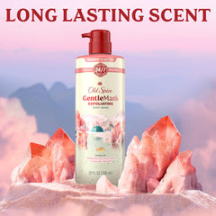 Old Spice GentleMan's in-shower use demonstrating gentle exfoliation
