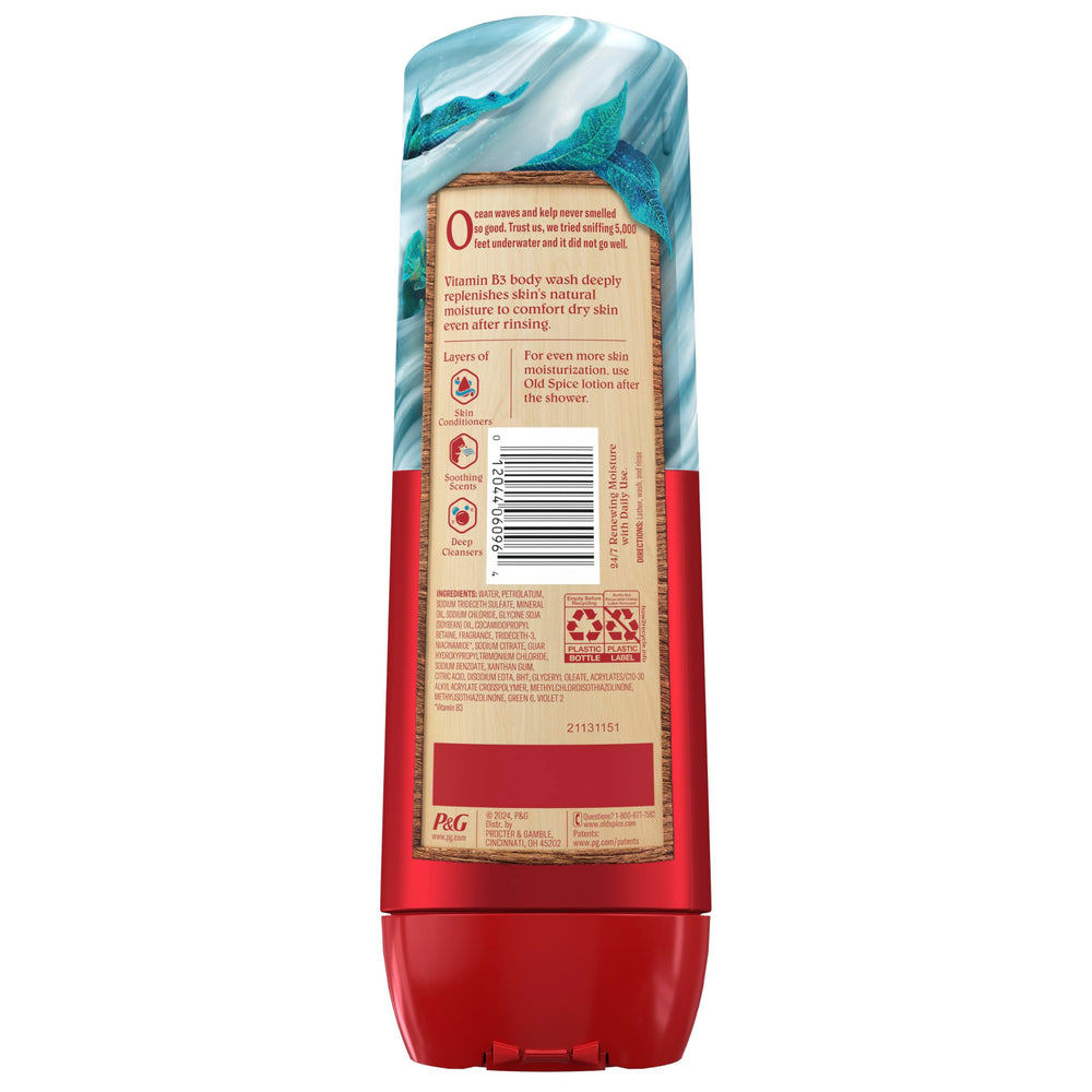 Old Spice GentleMan’s open cap dispense showing controlled product release and no waste