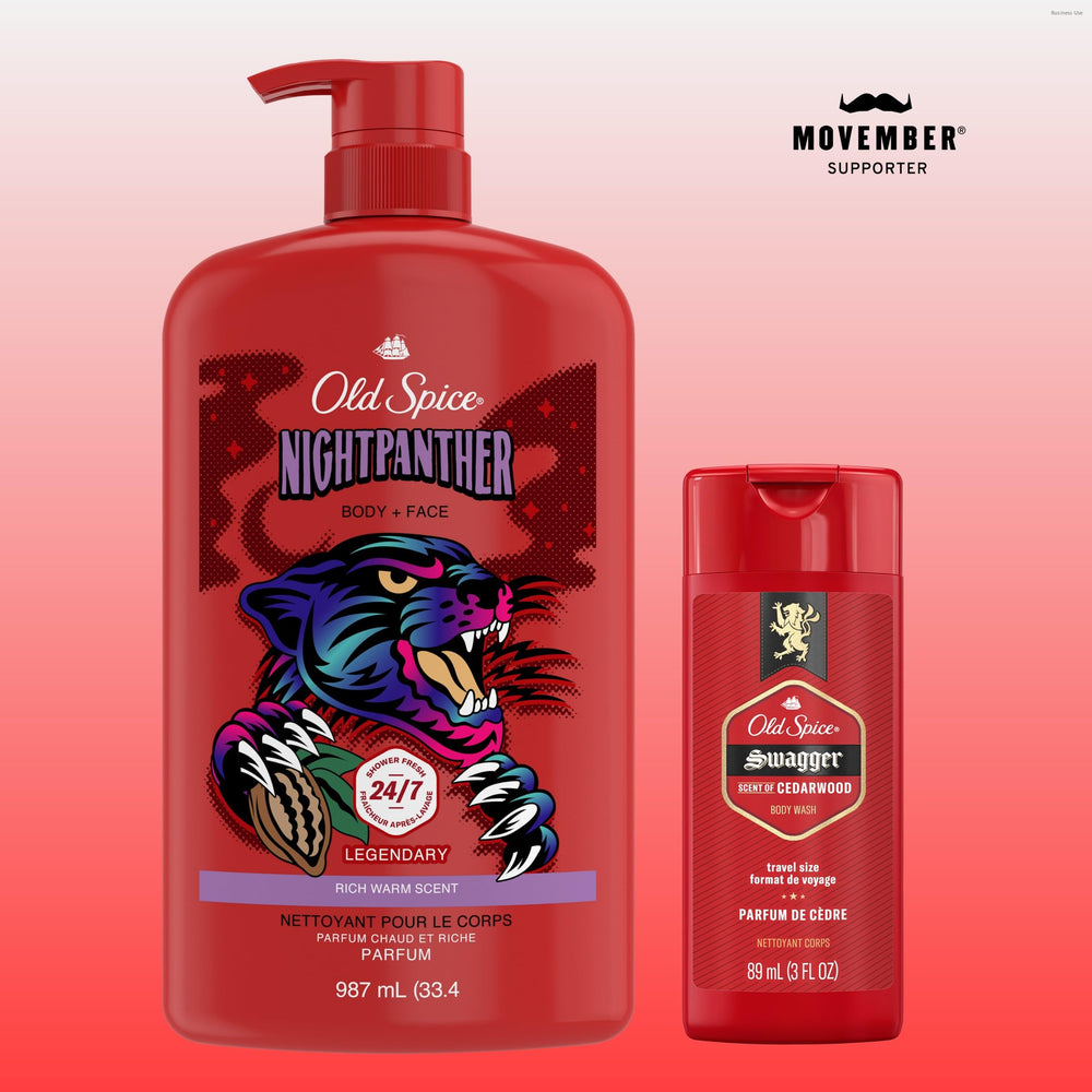 Old Spice NightPanther pump and cap detail for easy dispensing benefit