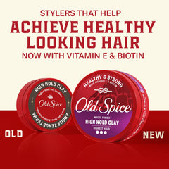 Old Spice close-up of clay texture illustrating easy workability and matte finish