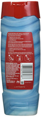 Old Spice Pure Sport Plus being used in shower, demonstrating effective cleansing