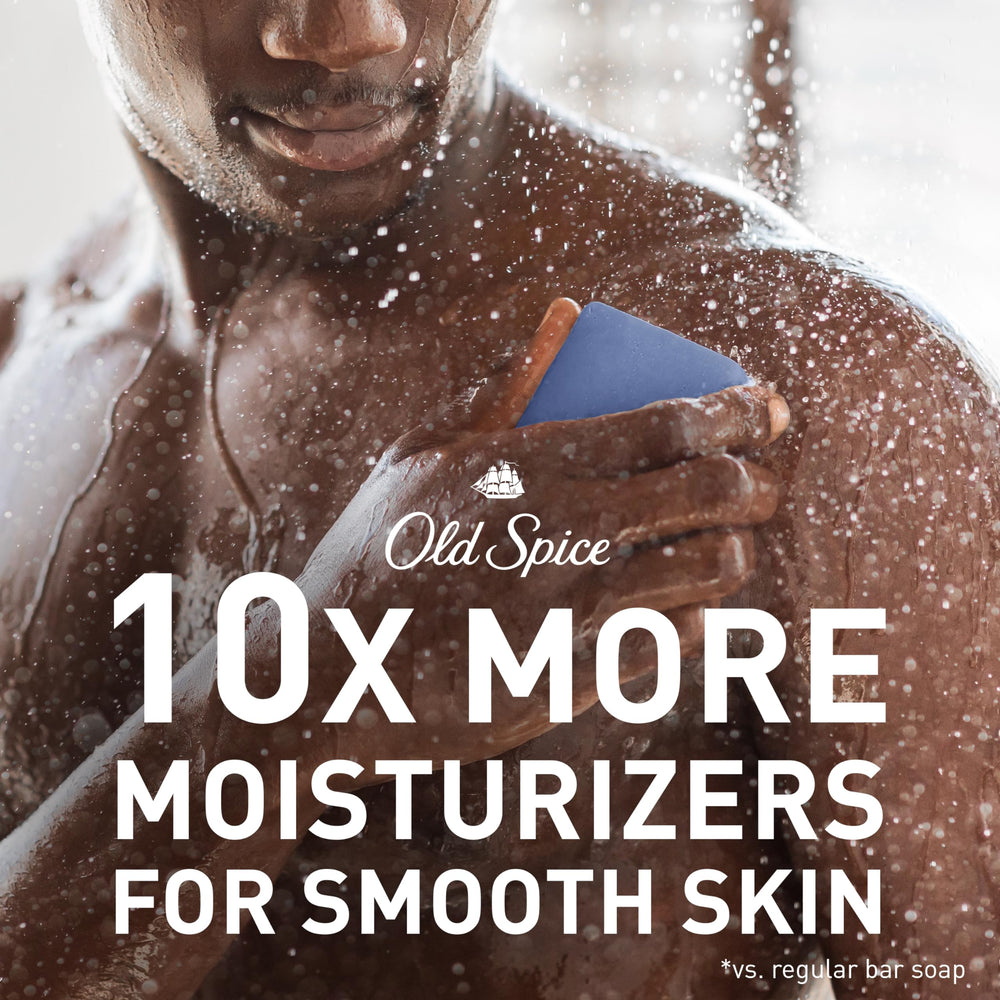 Old Spice bar side profile highlighting size and solid form