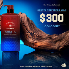 Old Spice shampoo texture being dispensed showing rich lather for effective cleansing