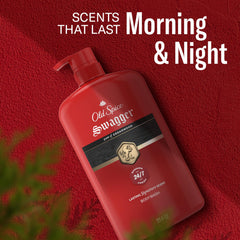 Old Spice Swagger cap and dispense detail showing easy use and controlled pouring