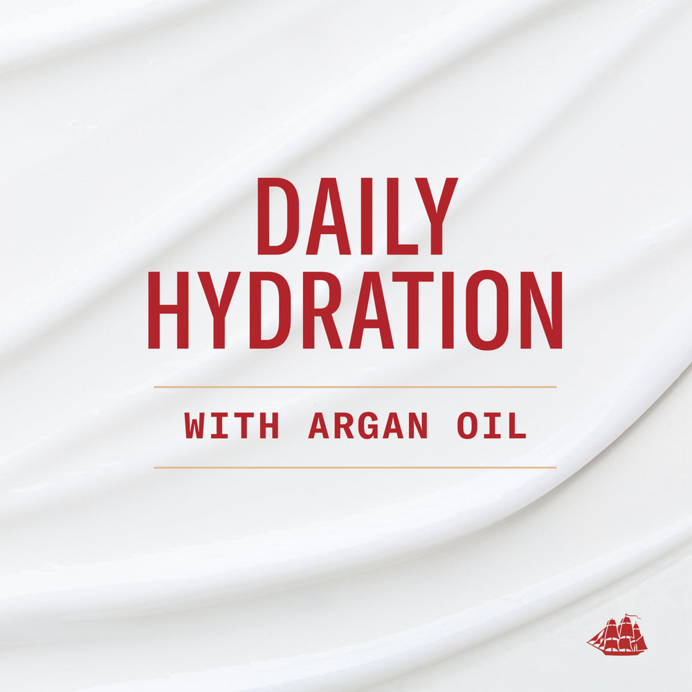 Old Spice lotion texture swirl illustrating lightweight, fast-absorbing moisture