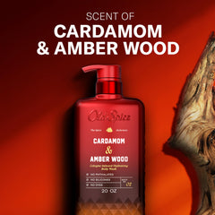 Old Spice rich foam texture close-up illustrating creamy lather and effective cleansing benefit