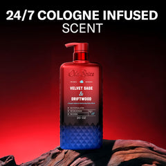 Old Spice foamy texture on palm demonstrating rich lather and hydration