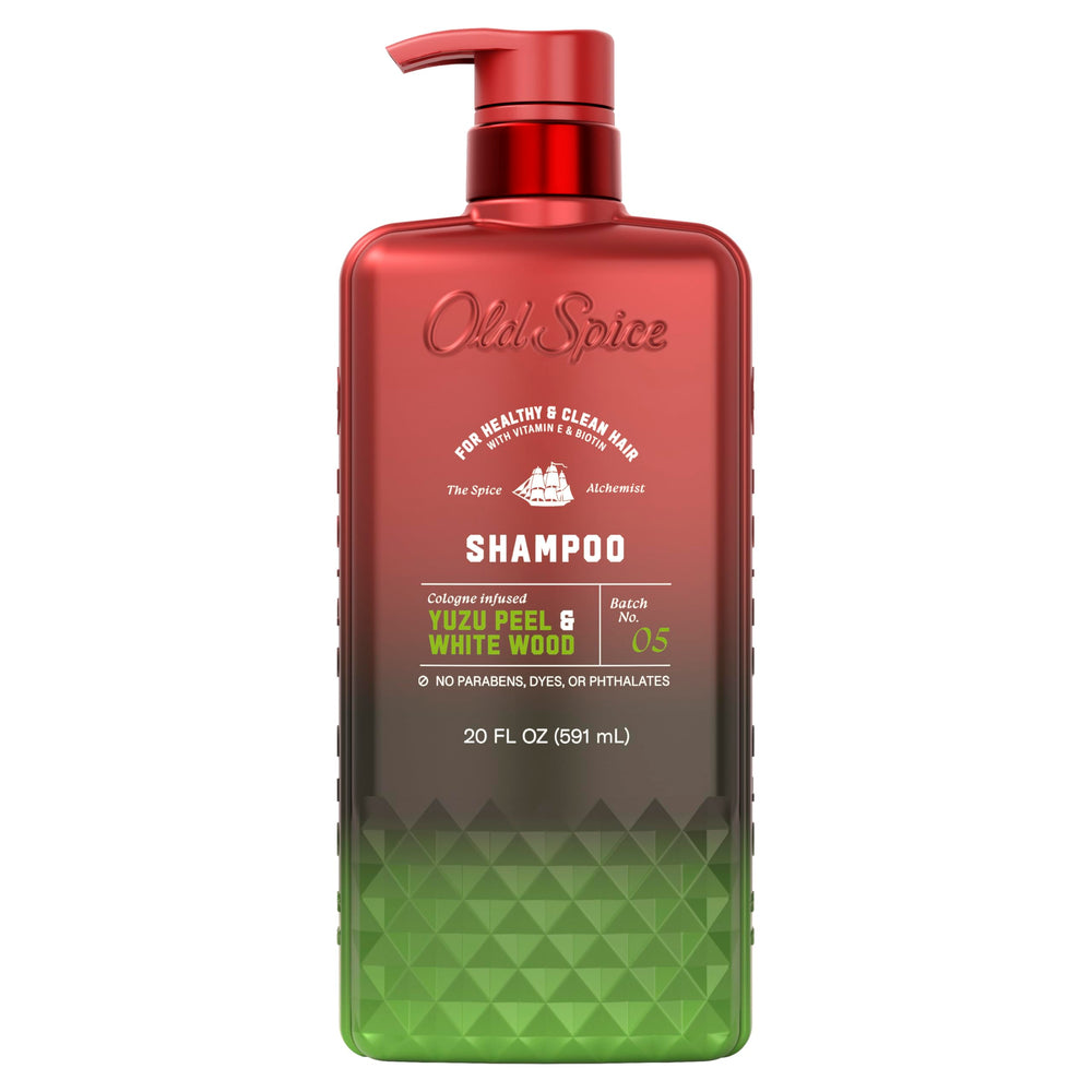 Old Spice ingredient highlight vitamin E and biotin for stronger-looking hair