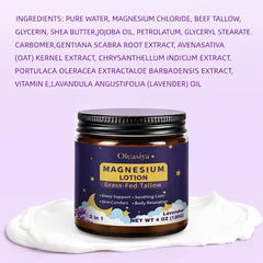 OLEASIYA jar on bedside table suggesting nightly routine relaxation benefit