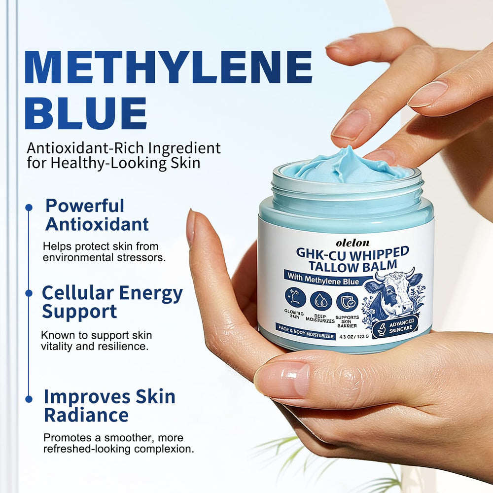 OLELON balm applied on hand demonstrating quick absorption and moisturized skin