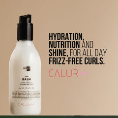 Oligo Professionnel applying Calura to damp curls for defined shape