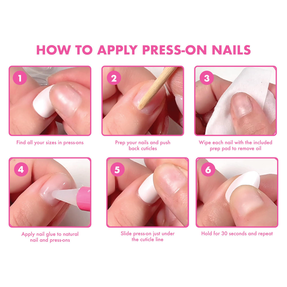 Olive & June application kit contents laid out, complete tools for fast application