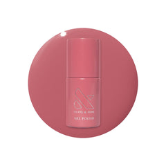 Olive & June bottle front packaging showing boysenberry color and brand benefit