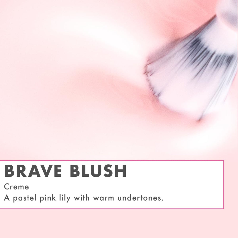 Olive & June Brave Blush swatches showing true color and high pigment