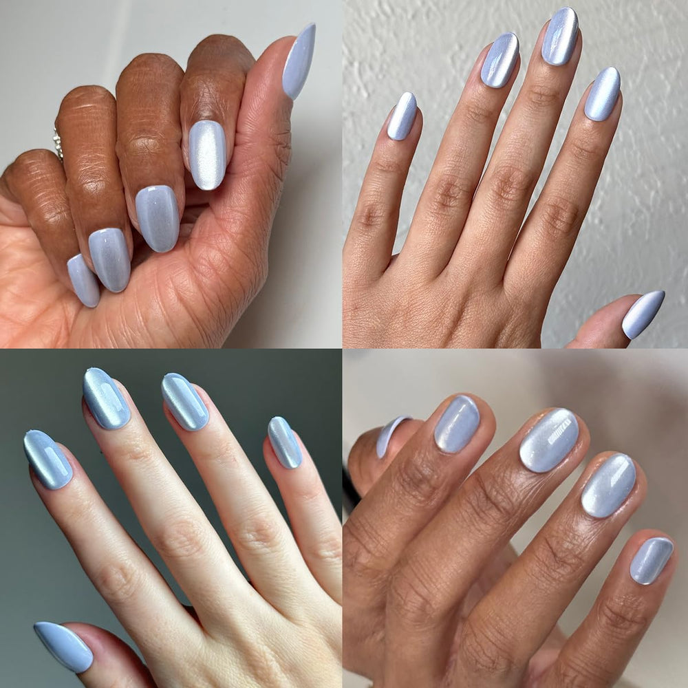 Olive & June full kit contents laid out for easy at-home mani