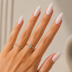 Olive & June front packaging showing the full Instant Mani kit and eco-friendly benefit