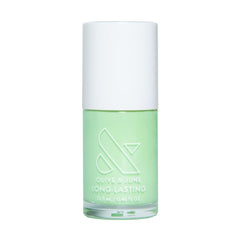 Olive & June bottle front view showing Grogu Green color and brand polish benefits
