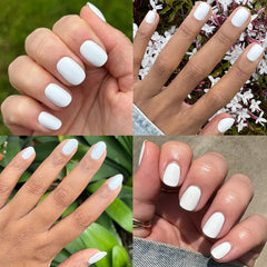 Olive & June applying polish in hand for easy at-home salon results