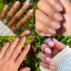 Olive & June single stroke swatch demonstrating opaque coverage and speed
