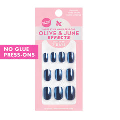 Olive & June close-up of a press-on nail texture highlighting realistic salon finish