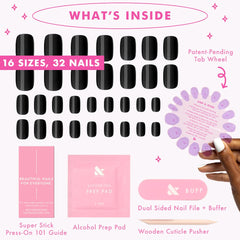 Olive & June gloss and texture detail highlighting salon-like finish