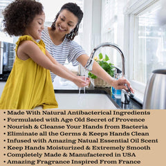 Olivia Care bottle next to kitchen sink showing practical use and fresh scent benefit