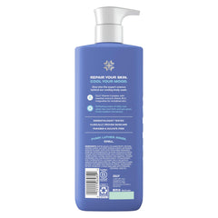 OLLY close-up of COOL gel texture highlighting moisturizing, non-stripping lather
