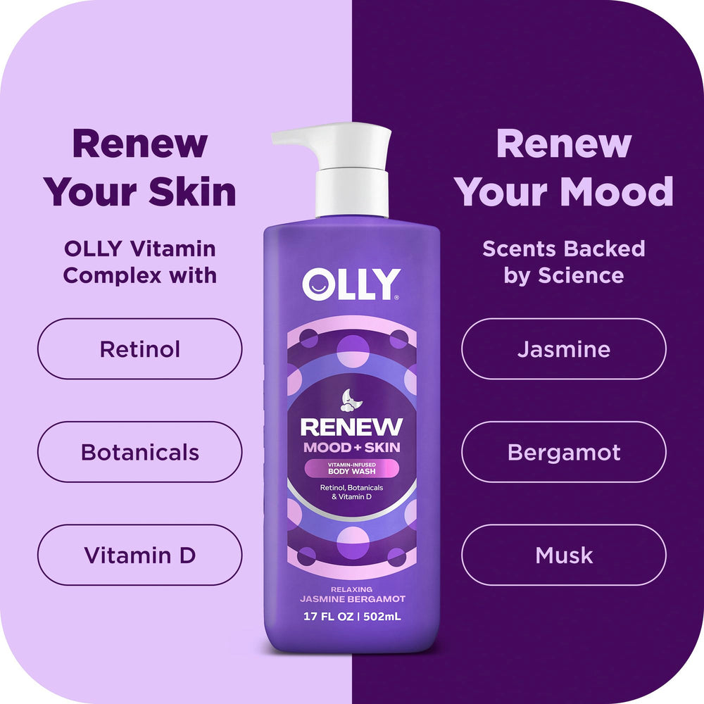 OLLY texture close-up of creamy gel that hydrates and smooths skin