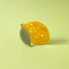 OMG Decor lemon claw clip packaged set ready as a gift with coordinated colors