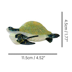 OMG Decor sea turtle clip side profile highlighting curved shape and comfort