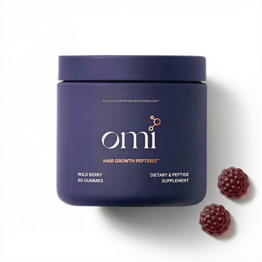 OMI wild berry front packaging showing product and benefits
