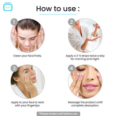 OMIC close-up texture of serum highlighting lightweight absorbent finish