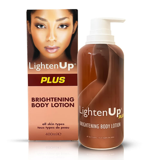 OMIC Lighten-Up front bottle showing label and pump for easy dispensing