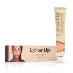 OMIC Lighten-Up front packaging showing bottle and label, clear brightening benefit
