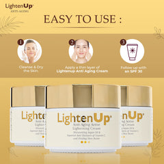 OMIC Lighten-Up on bathroom shelf in a morning routine setting conveying convenience