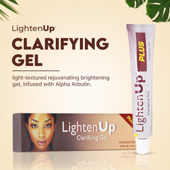 OMIC Lighten-Up gel texture close-up showing lightweight absorbent feel