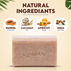 OMIC Lighten-Up with apricot pieces highlighting natural brighteners