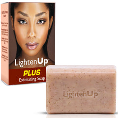 OMIC Lighten-Up front packaging showing bar and brightening benefit