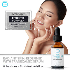 OMIC serum application on hand illustrating smooth spread and hydration